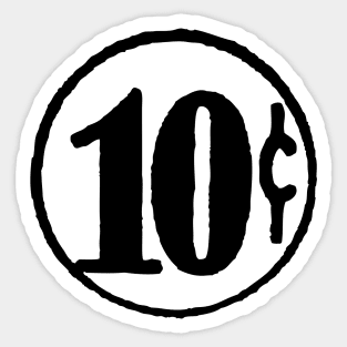 10¢ | 10 Cents - Comic Price Sticker